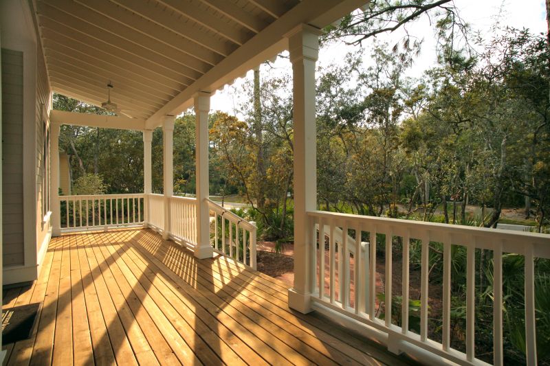 Wood Porch Construction in Worcester, MA