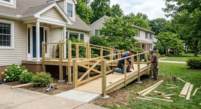 Wheelchair Ramp Installation in Kansas City, KS